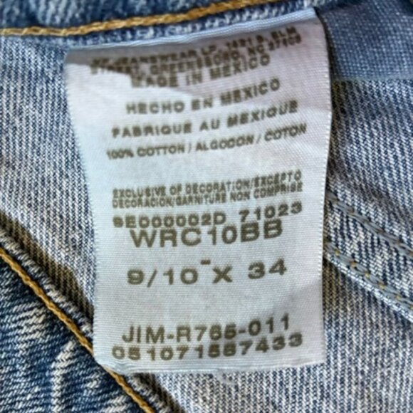 Wranglers Cash Style Jeans Women's Size 9/10 34 Length - Picture 8 of 12